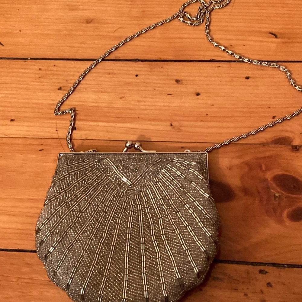 Carlo Fellini silver beaded bag